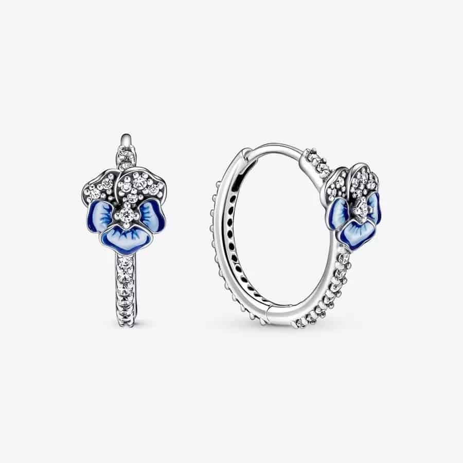 Créoles Pensées Bleues 69,00 € - 290775C01 Créoles Pensées Bleues 69,00 € - 290775C01