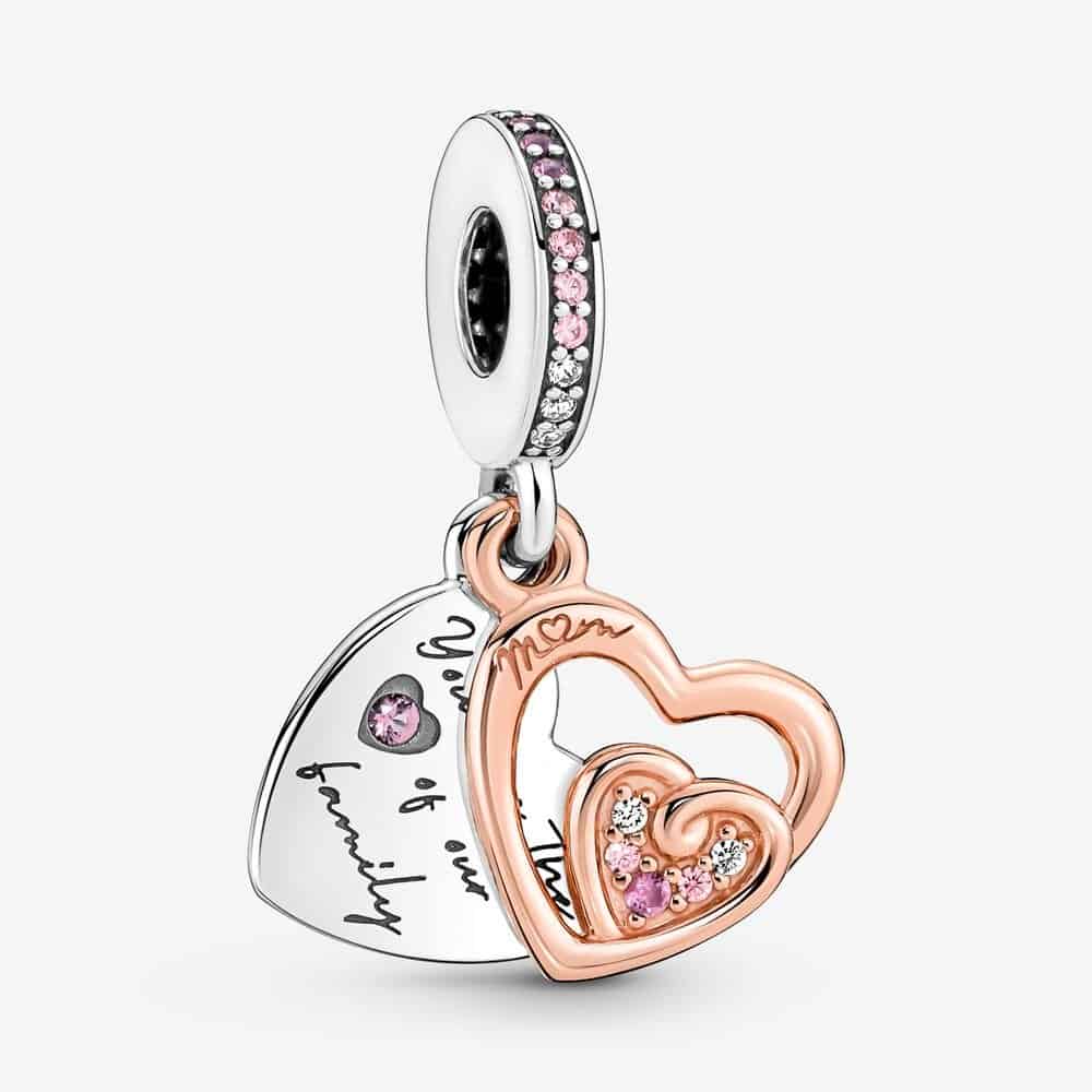 Charm Pendant Double Cœurs de l'Infini Entrelacés 59,00 € - 781020C01 Charm Pendant Double Cœurs de l'Infini Entrelacés 59,00 € - 781020C01