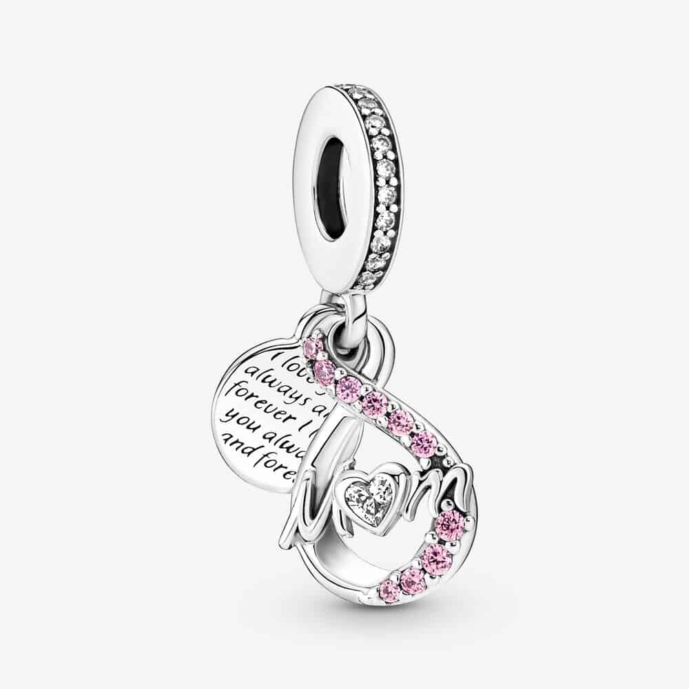 Charm Pendant Double Mom et Infini Pavé 59,00 € - 791468C01 Charm Pendant Double Mom et Infini Pavé 59,00 € - 791468C01