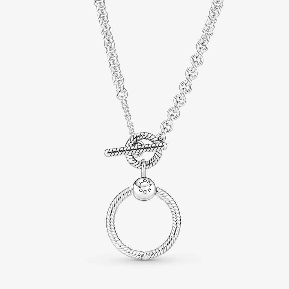 Collier Fermoir T et Pendentif O Pandora Moments 139,00 € - 391157C00 Collier Fermoir T et Pendentif O Pandora Moments 139,00 € - 391157C00