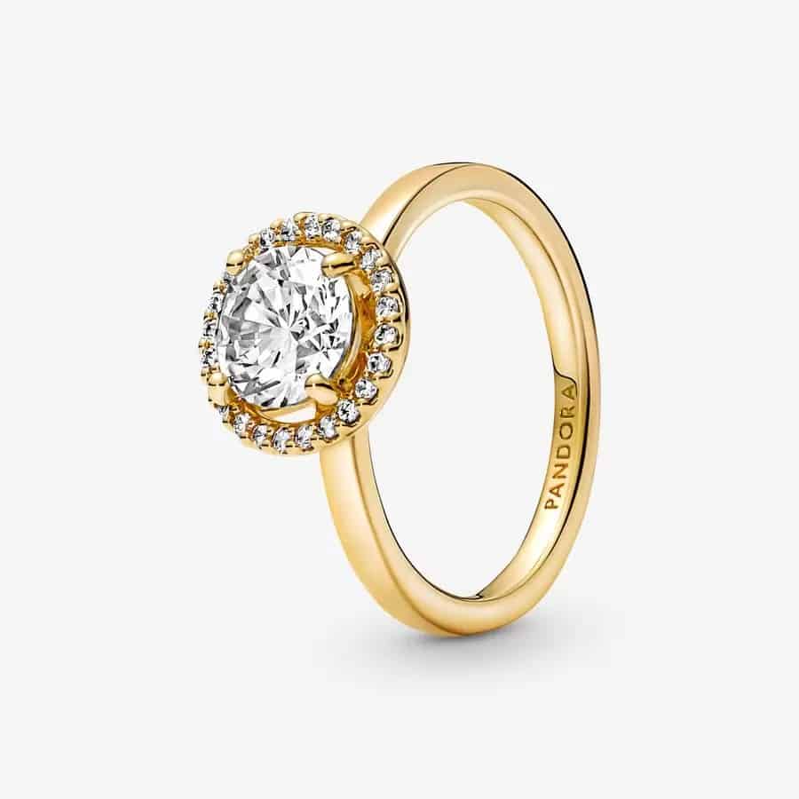 Bague Halo Rond Scintillant 99,00 € - 161234C01 Bague Halo Rond Scintillant 99,00 € - 161234C01