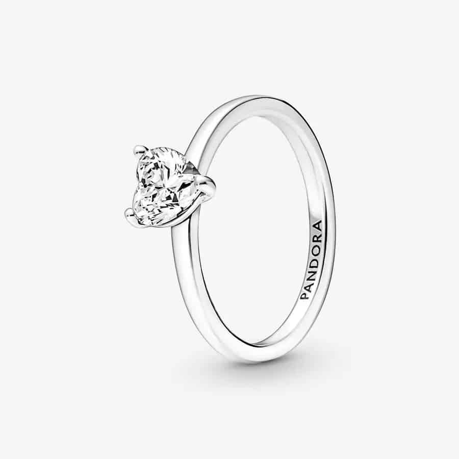 Bague Solitaire Cœur Scintillant 59,00 € - 191165C01 Bague Solitaire Cœur Scintillant 59,00 € - 191165C01