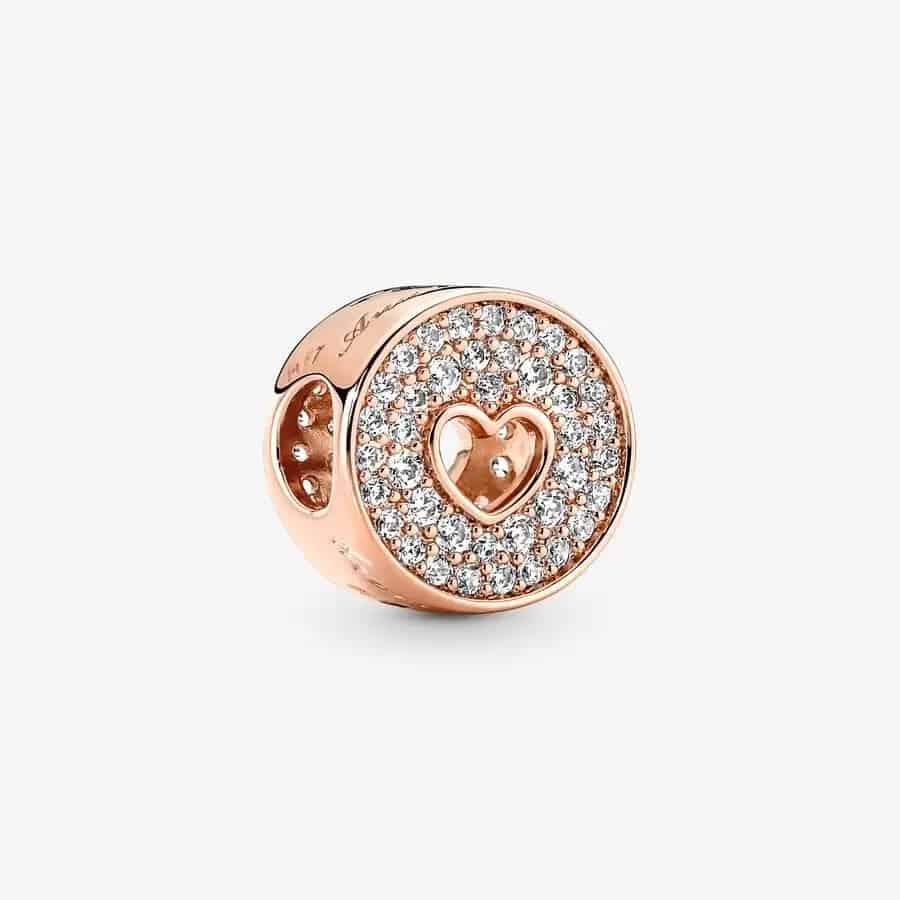 Charm Anniversaire Pavé et Cœur 69,00 € - 781977C01 Charm Anniversaire Pavé & Cœur 69,00 € - 781977C01