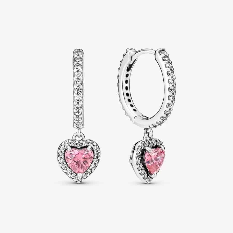 Créoles Cœur Halo Scintillant 89,00 € - 291445C01 Créoles Cœur Halo Scintillant 89,00 € - 291445C01