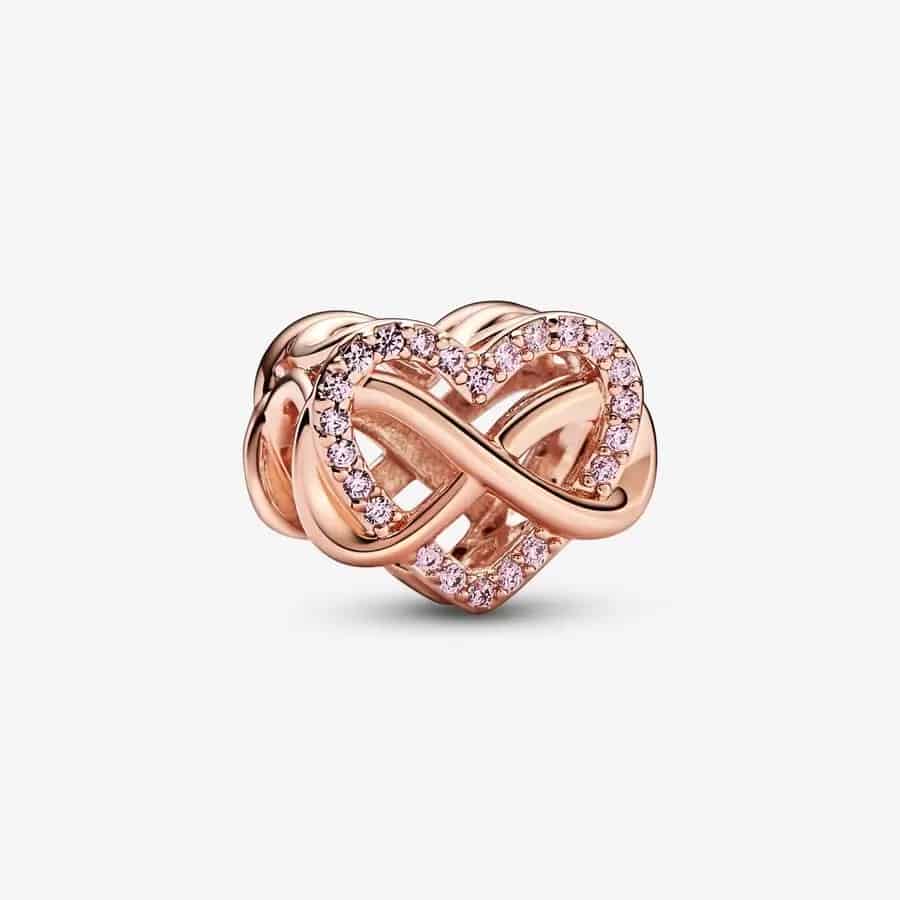 Charm Cœur Rose Infini Famille 59,00 € - 782246C01 Charm Cœur Rose Infini Famille 59,00 € - 782246C01