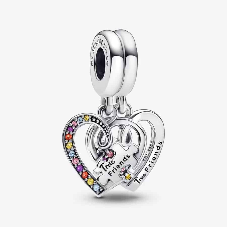 Charm Pendant Amitié Séparable Cœurs Pièce de Puzzle 59,00 € - 792239C01 Charm Pendant Amitié Séparable Cœurs Pièce de Puzzle 59,00 € - 792239C01