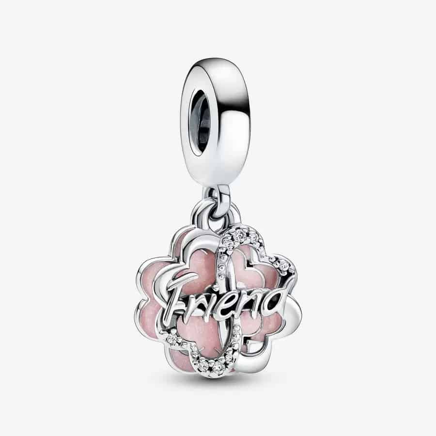 Charm Pendant Double Amitié Trèfle à Quatre Feuilles 49,00 € - 792245C01 Charm Pendant Double Amitié Trèfle à Quatre Feuilles 49,00 € - 792245C01