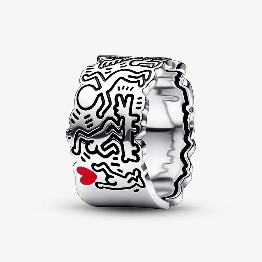 Bague Large Art Linéaire Amour & Personnages Keith Haring™ x Pandora 149,00 € - 192222C01 Bague Large Art Linéaire Amour & Personnages Keith Haring™ x Pandora 149,00 € - 192222C01