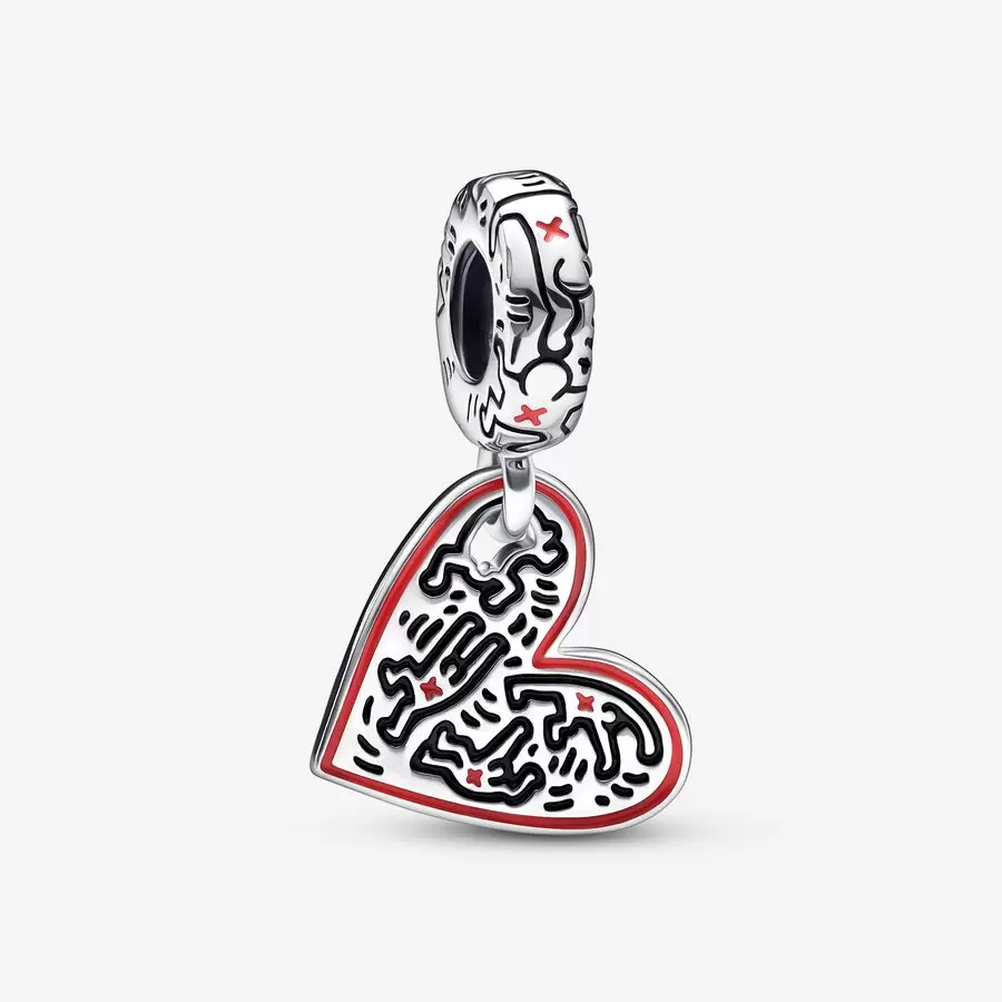 Charm Pendant Art Linéaire Personnages Cœur Keith Haring™ x Pandora 69,00 € - 792215C01 Charm Pendant Art Linéaire Personnages Cœur Keith Haring™ x Pandora 69,00 € - 792215C01