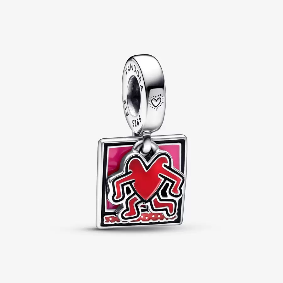Charm Pendant Double Cœur Marchant Keith Haring™ x Pandora 79,00 € - 792216C01 Charm Pendant Double Cœur Marchant Keith Haring™ x Pandora 79,00 € - 792216C01