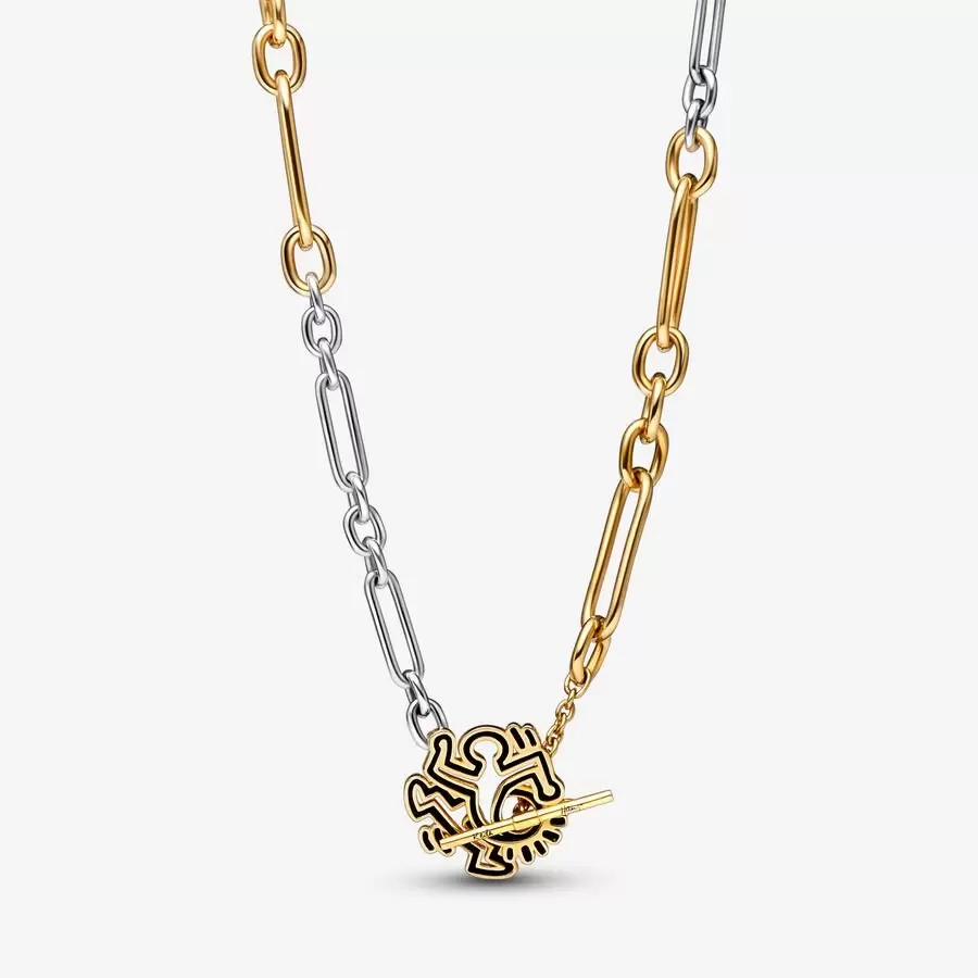 Collier Pendant Barre en T Personnage Tordu Bicolore Keith Haring™ x Pandora 249,00 € - 362220C01 Collier Pendant Barre en T Personnage Tordu Bicolore Keith Haring™ x Pandora 249,00 € - 362220C01