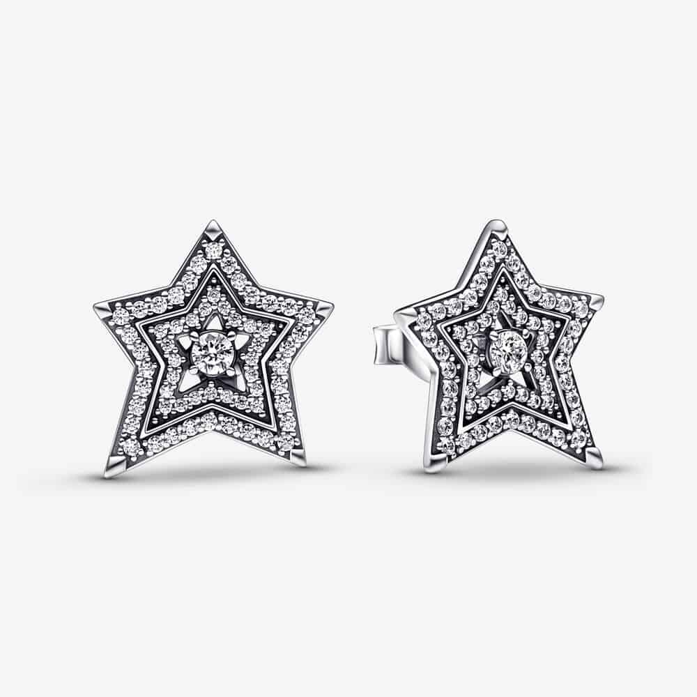 Clous d'Oreilles Étoile Asymétrique Céleste 69,00 € - 292415C01 Clous d'Oreilles Étoile Asymétrique Céleste 69,00 € - 292415C01