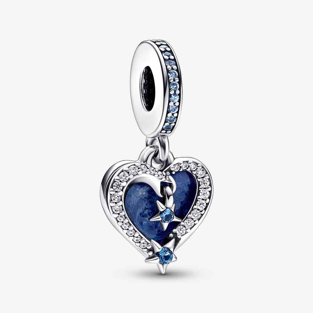 Charm Pendant Double Cœur Étoile Filante Céleste 59,00 € - 792356C01 Charm Pendant Double Cœur Étoile Filante Céleste 59,00 € - 792356C01