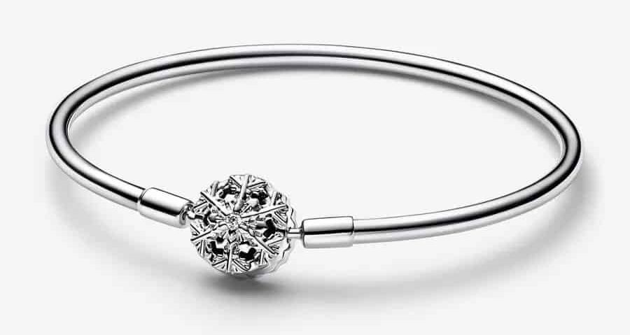 Bracelet Jonc Fermoir Flocon de Neige Scintillant Pandora Moments Argent Offert dès 129€ d'achats - 59228601 Bracelet Jonc Fermoir Flocon de Neige Scintillant Pandora Moments Argent Offert dès 129€ d'achats - 59228601