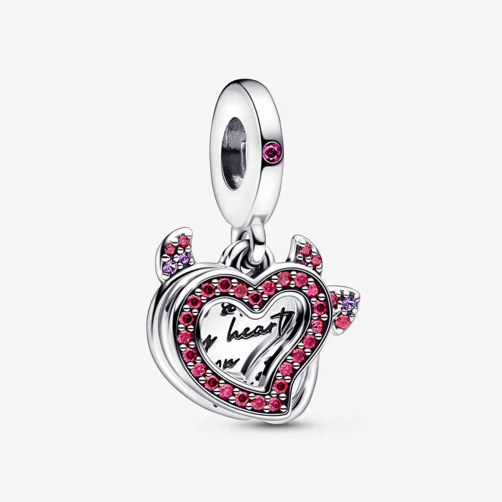 Charm Pendant Double Cœur Diabolique 59,00 € - 792511C01 Charm Pendant Double Cœur Diabolique 59,00 € - 792511C01