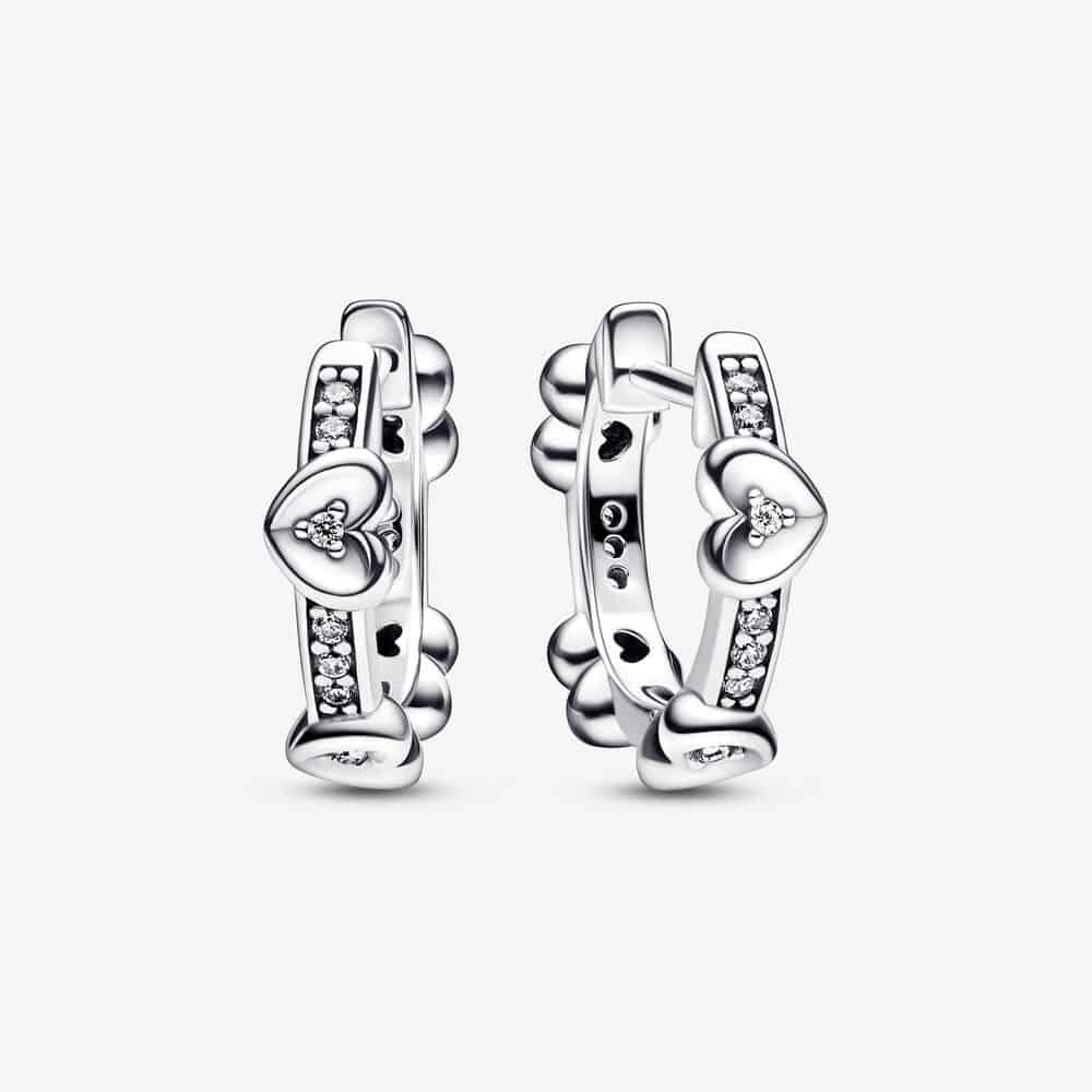 Créoles Cœurs Scintillants 69,00 € - 292498C01 Créoles Cœurs Scintillants 69,00 € - 292498C01