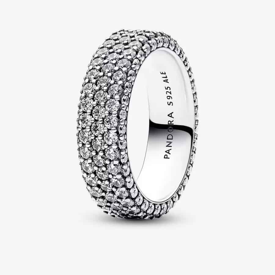 Bague Triple Rang Pavée Pandora Timeless 129,00 € - 192634C01 Bague Triple Rang Pavée Pandora Timeless 129,00 € - 192634C01