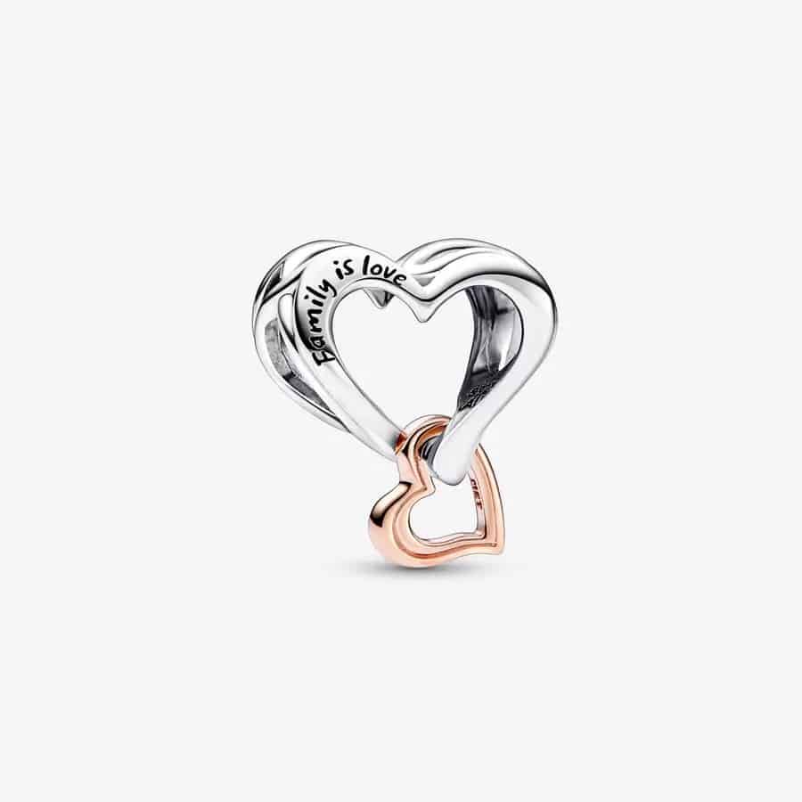 Charm Cœur Infini Ajouré Bicolore 29,00 € - 782642C00 Charm Cœur Infini Ajouré Bicolore 29,00 € - 782642C00