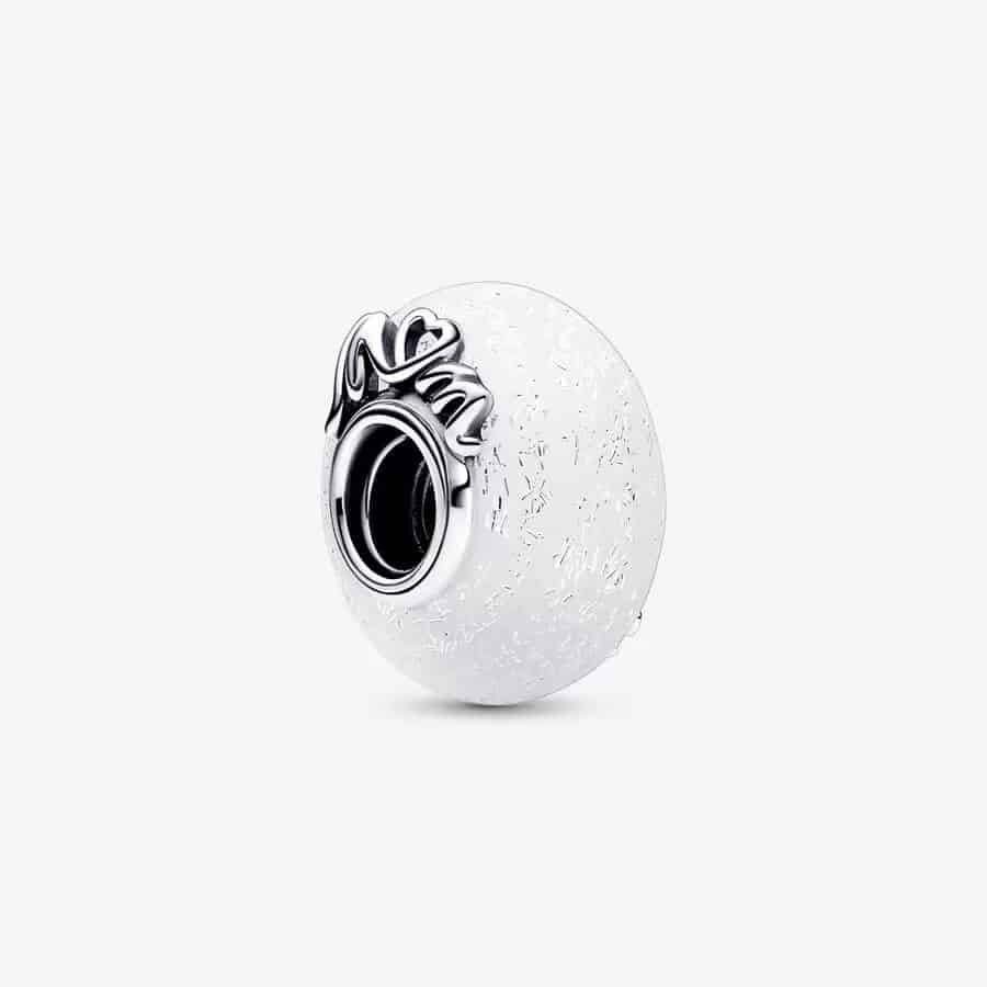 Charm Mum & Love en Verre de Murano Blanc Scintillant 39,00 € - 792655C00 Charm Mum & Love en Verre de Murano Blanc Scintillant 39,00 € - 792655C00