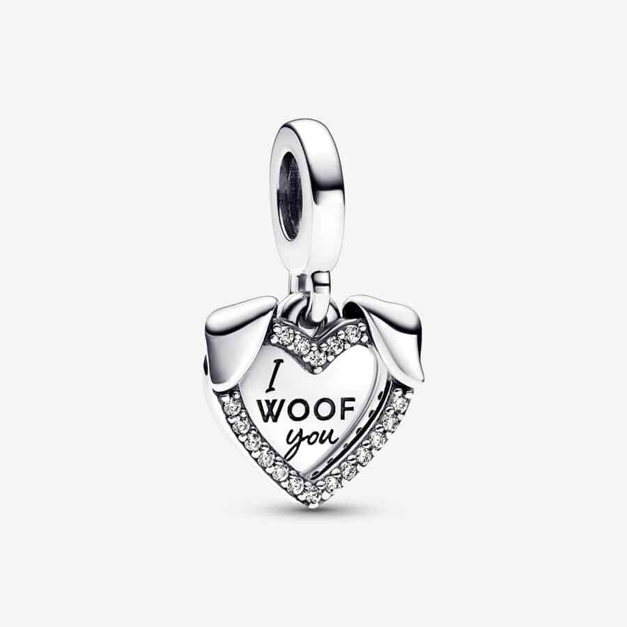 Charm Pendant Double Cœur & Chien 49,00 € - 792647C01 Charm Pendant Double Cœur & Chien 49,00 € - 792647C01