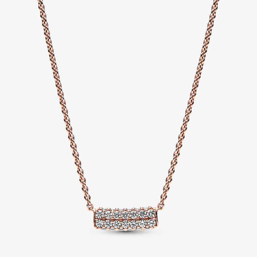 Collier Barre Double Rang Pavée Pandora Timeless 149,00 € - 382621C01 Collier Barre Double Rang Pavée Pandora Timeless 149,00 € - 382621C01