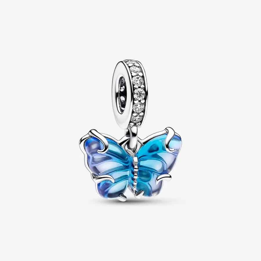 Charm Pendant Papillon en Verre de Murano Bleu 59,00 € - 792698C01 Charm Pendant Papillon en Verre de Murano Bleu 59,00 € - 792698C01
