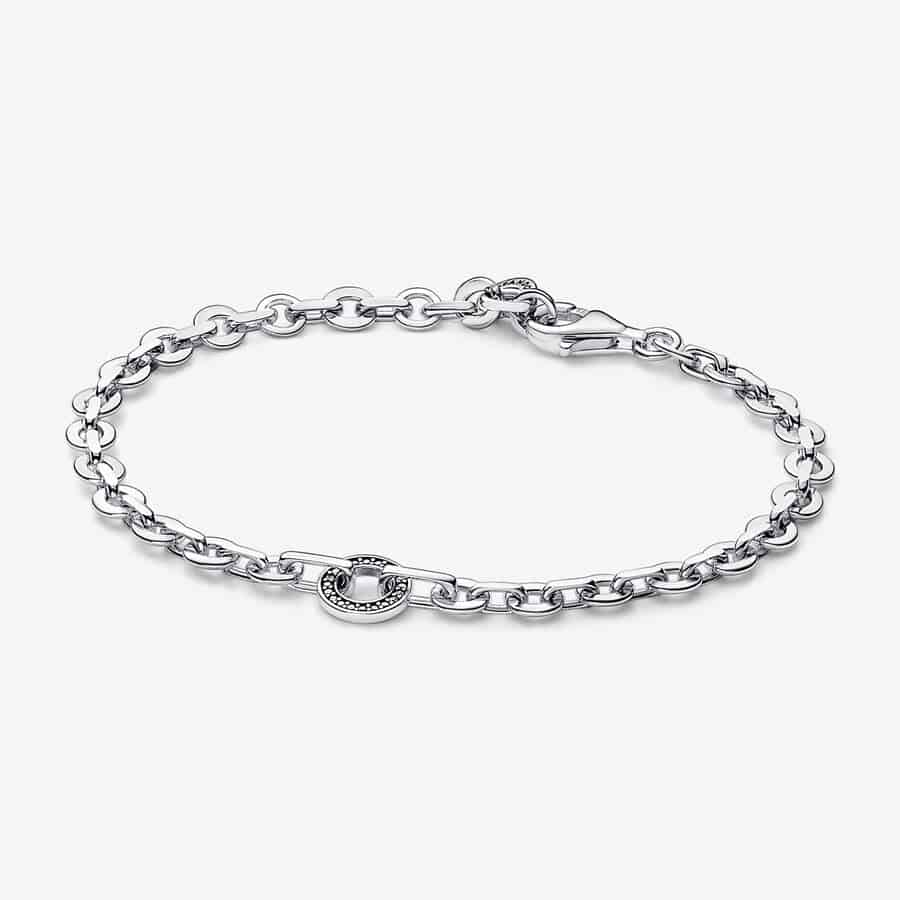 Bracelet Chaîne Pavé Audacieux Pandora Signature 79,00 € - 592777C01 Bracelet Chaîne Pavé Audacieux Pandora Signature 79,00 € - 592777C01