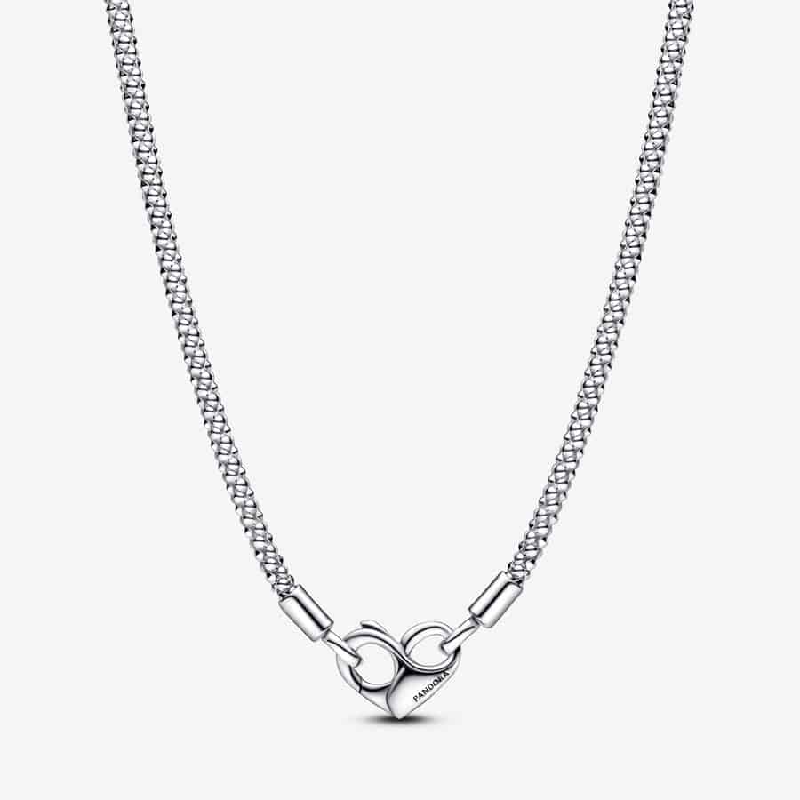 Collier Maille Cloutée Pandora Moments 129,00 € - 392451C00 Collier Maille Cloutée Pandora Moments 129,00 € - 392451C00