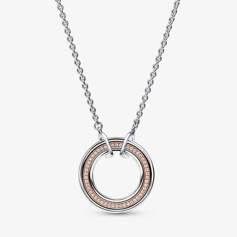 Collier Signature et Pavé Bimatière Pandora Signature 129,00 € - 382772C01 Collier Signature et Pavé Bimatière Pandora Signature 129,00 € - 382772C01