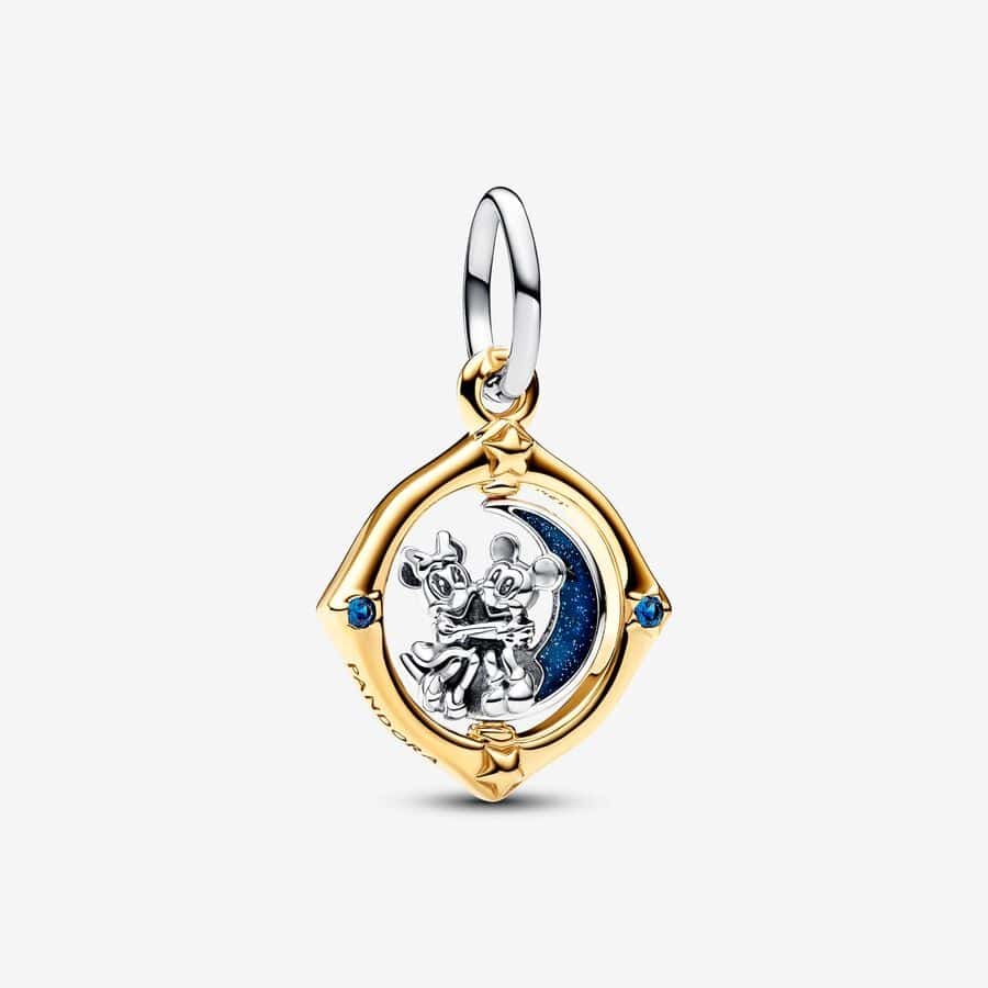 Charm Pendant Disney Mickey et Minnie Lune Pivotante Bimatière 69,00 € - 762955C01 Charm Pendant Disney Mickey et Minnie Lune Pivotante Bimatière 69,00 € - 762955C01