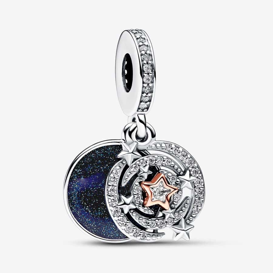 Charm Pendant Double Étoiles Filantes Bimatière 59,00 € - 782975C01 Charm Pendant Double Étoiles Filantes Bimatière 59,00 € - 782975C01
