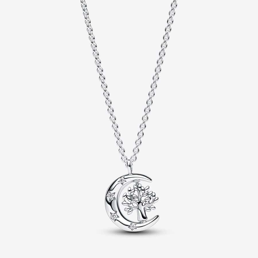 Collier avec Pendentif Lune et Arbre de Vie Pivotant 79,00 € - 392992C01 Collier avec Pendentif Lune et Arbre de Vie Pivotant 79,00 € - 392992C01