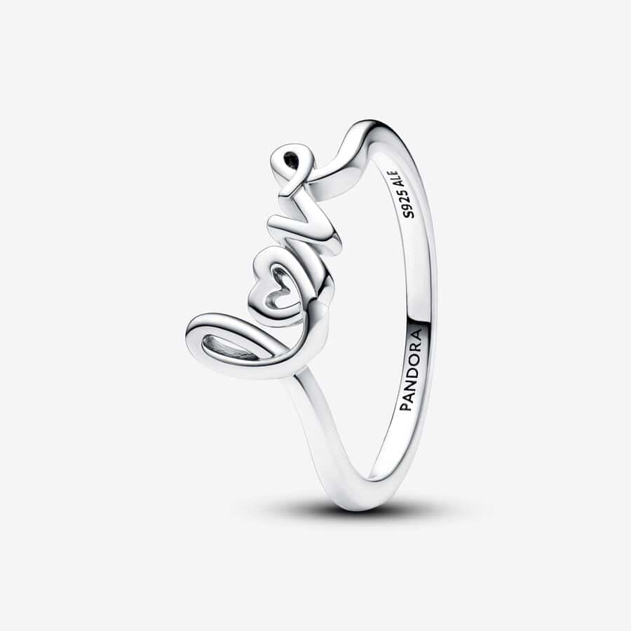 Bague Love en Lettres Cursives 39,00 € - 193058C00 Bague Love en Lettres Cursives 39,00 € - 193058C00