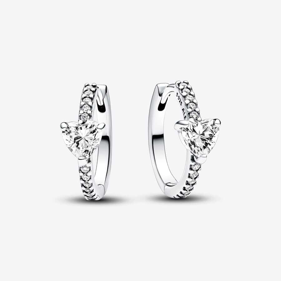 Créoles Cœur Scintillant 69,00 € - 293101C01 Créoles Cœur Scintillant 69,00 € - 293101C01