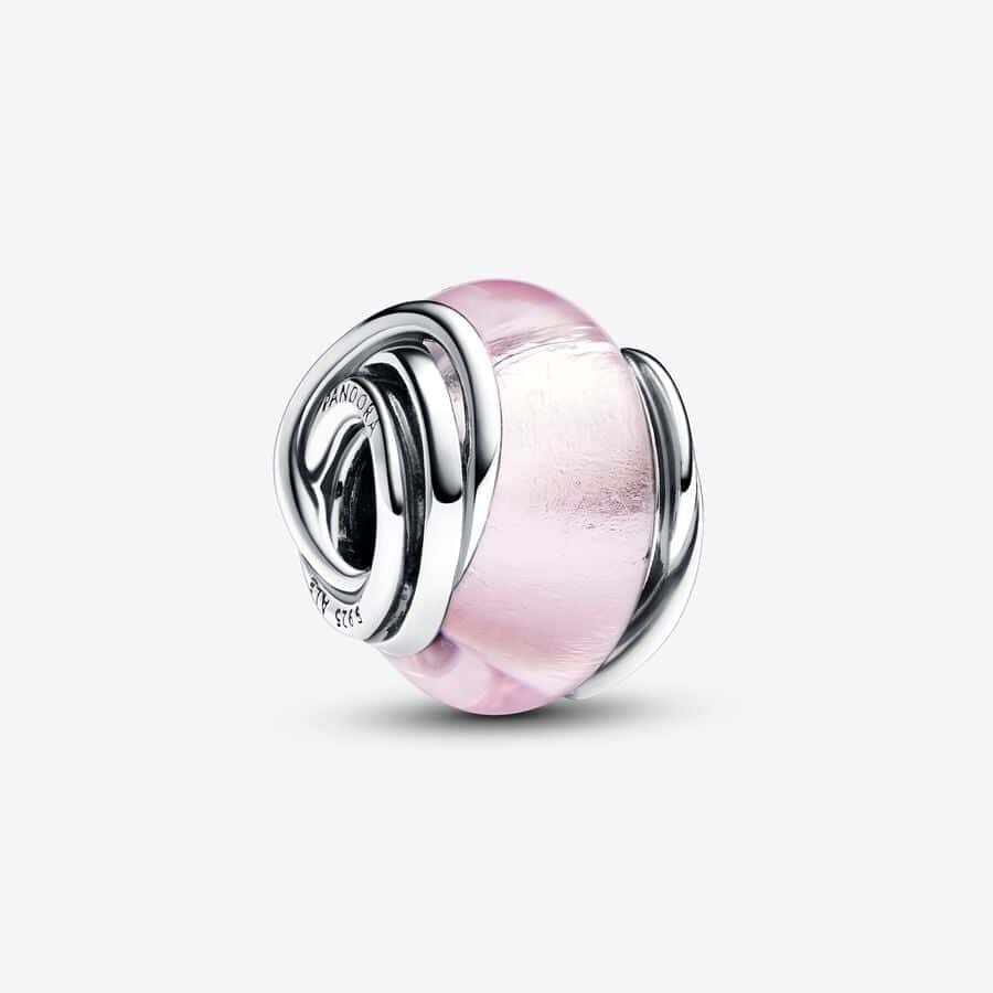 Charm Murano Rose et Cercles 39,00 € - 793241C00 Charm Murano Rose et Cercles 39,00 € - 793241C00