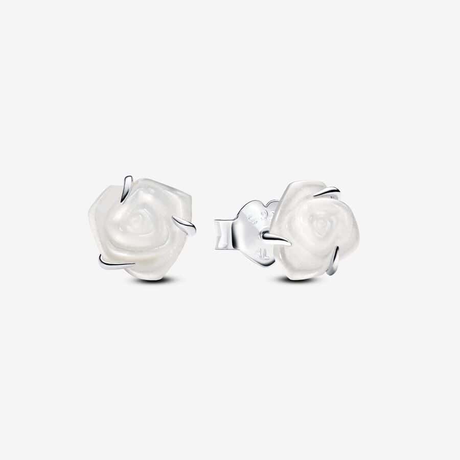 Clous d'Oreilles Rose Blanche 39,00 € - 293209C01 Clous d'Oreilles Rose Blanche 39,00 € - 293209C01