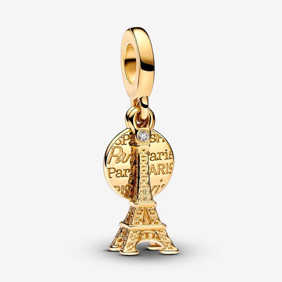 Charm Pendant Double Gravable Diamant de Laboratoire Tour Eiffel de Paris 129,00 € - 763344C01 Charm Pendant Double Gravable Diamant de Laboratoire Tour Eiffel de Paris 129,00 € - 763344C01