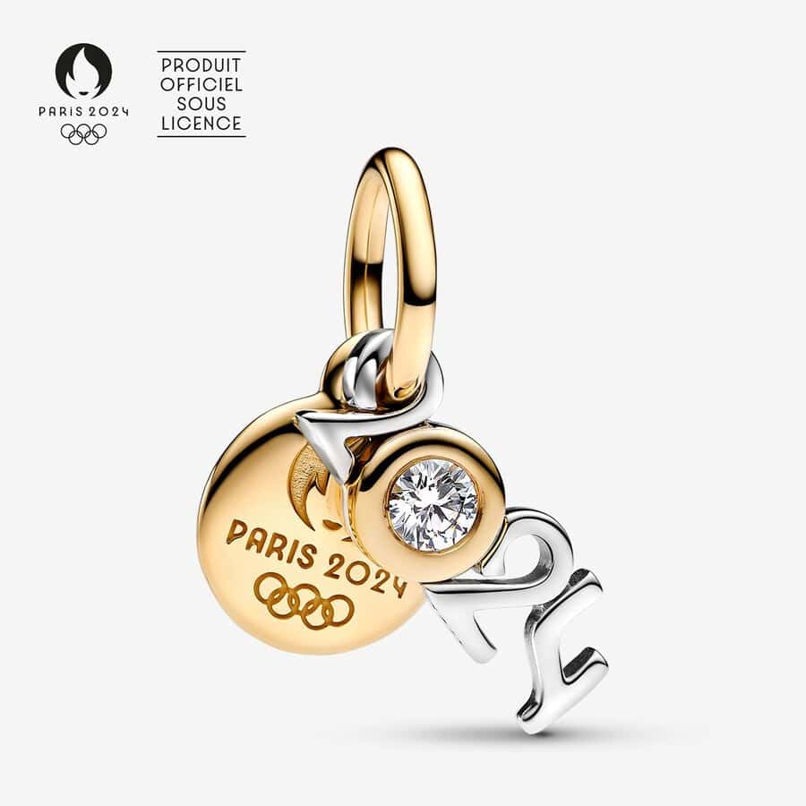 Charm Pendant Double Gravé Diamant de Synthèse Jeux Olympiques de Paris 2024 179,00 € - 763469C01 Charm Pendant Double Gravé Diamant de Synthèse Jeux Olympiques de Paris 2024 179,00 € - 763469C01