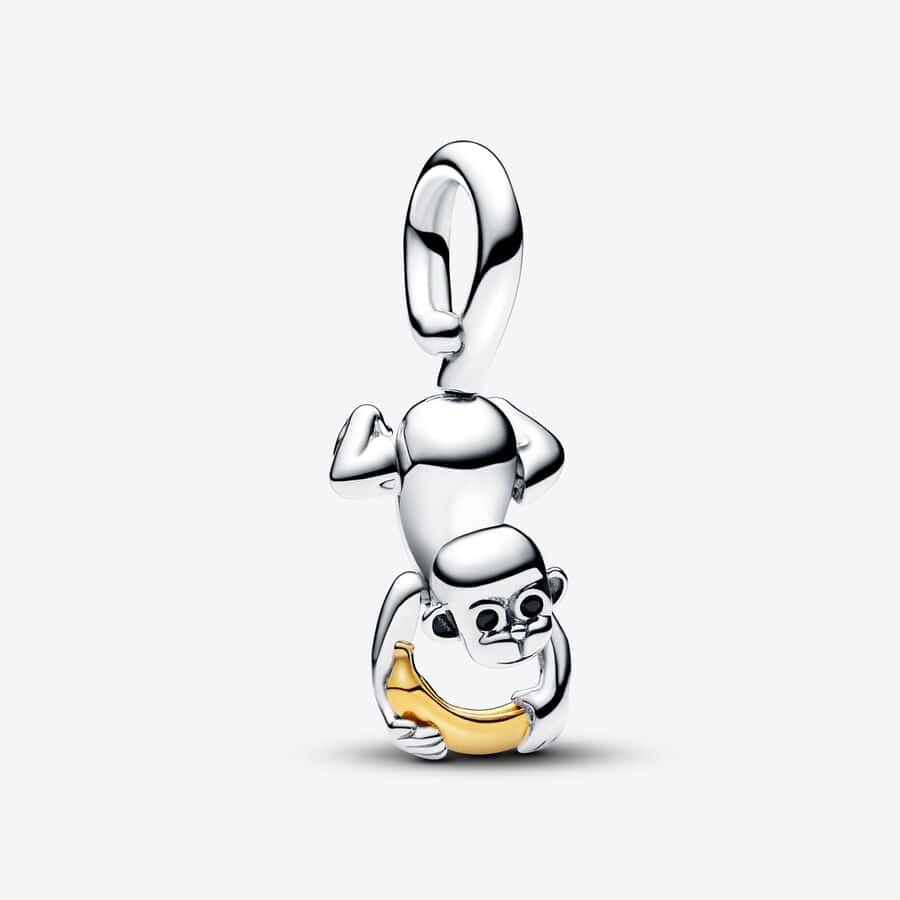 Charm Pendant Singe Articulé Bicolore 59,00 € - 763343C01 Charm Pendant Singe Articulé Bicolore 59,00 € - 763343C01