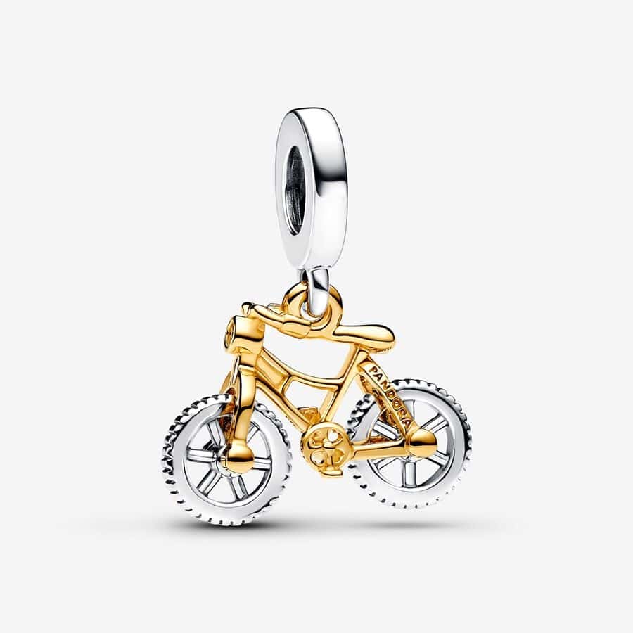 Charm Pendant Vélo à Roues Tournoyantes Bicolore 59,00 € - 763354C01 Charm Pendant Vélo à Roues Tournoyantes Bicolore 59,00 € - 763354C01
