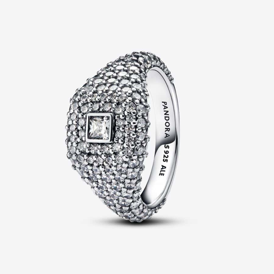 Bague Cocktail Carrée Pavée 129,00€ - 193556c01 Bague Cocktail Carrée Pavée 129,00€ - 193556c01