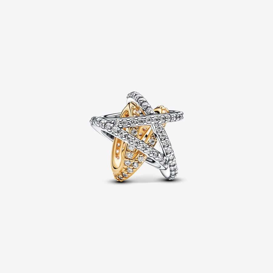 Charm Étoile Croisée Scintillante 75,00 € - 763590c01 Charm Étoile Croisée Scintillante 75,00 € - 763590c01
