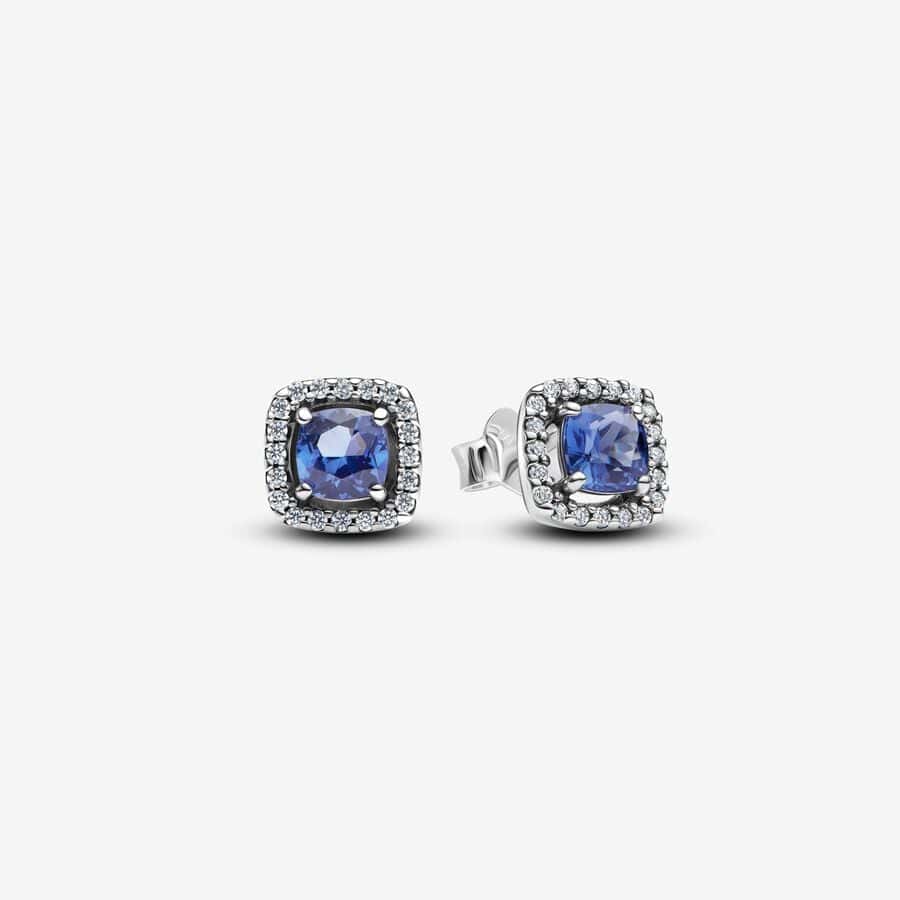 Clous d'Oreilles Halo Bleu Carré Scintillant 85,00 € - 293551c01 Clous d'Oreilles Halo Bleu Carré Scintillant 85,00 € - 293551c01